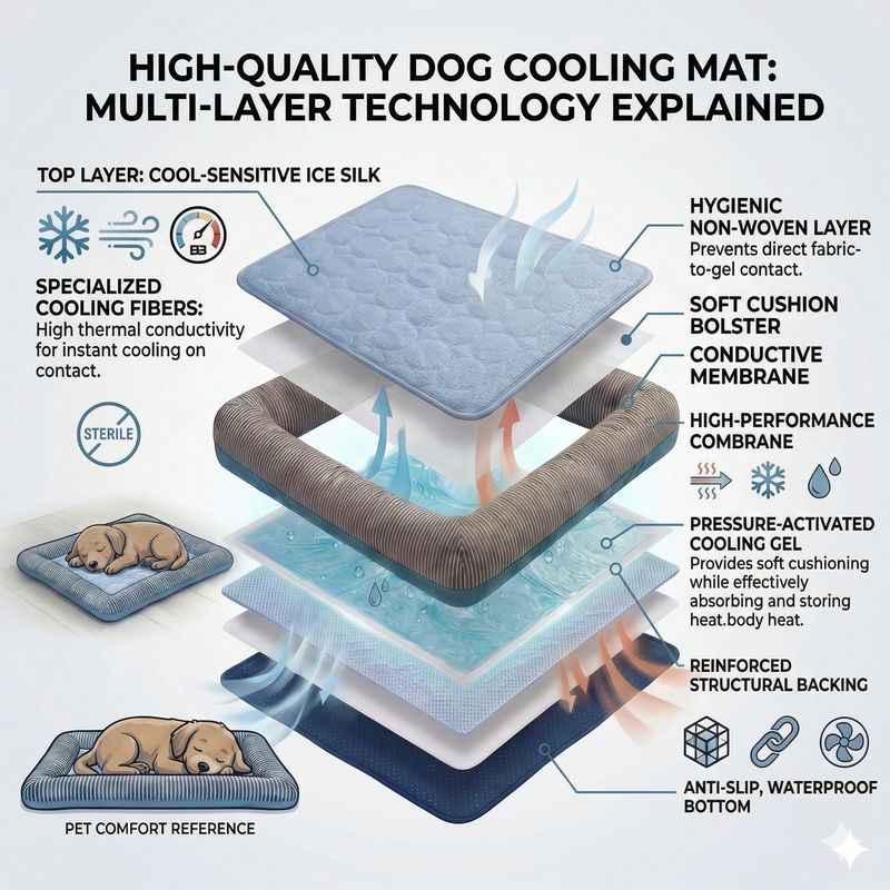 ArcticChill Dog Cooling Bed